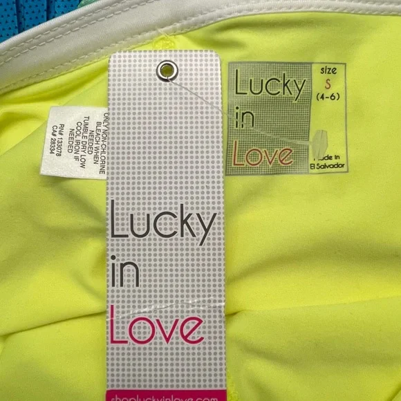 Lucky In Love Pleated Tennis Skirt Skort Shorts Small Multicolor NWT - Picture 6 of 9